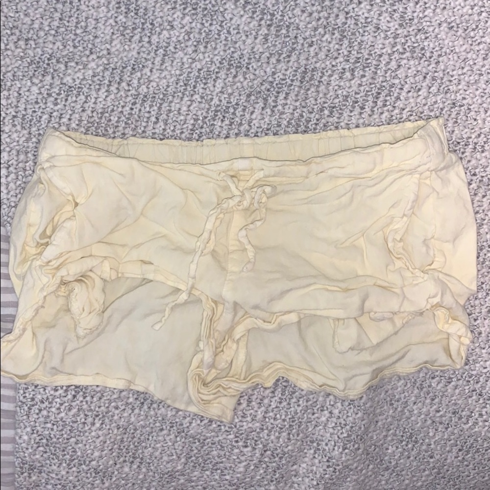 Light Yellow Pacsun Mini shorts